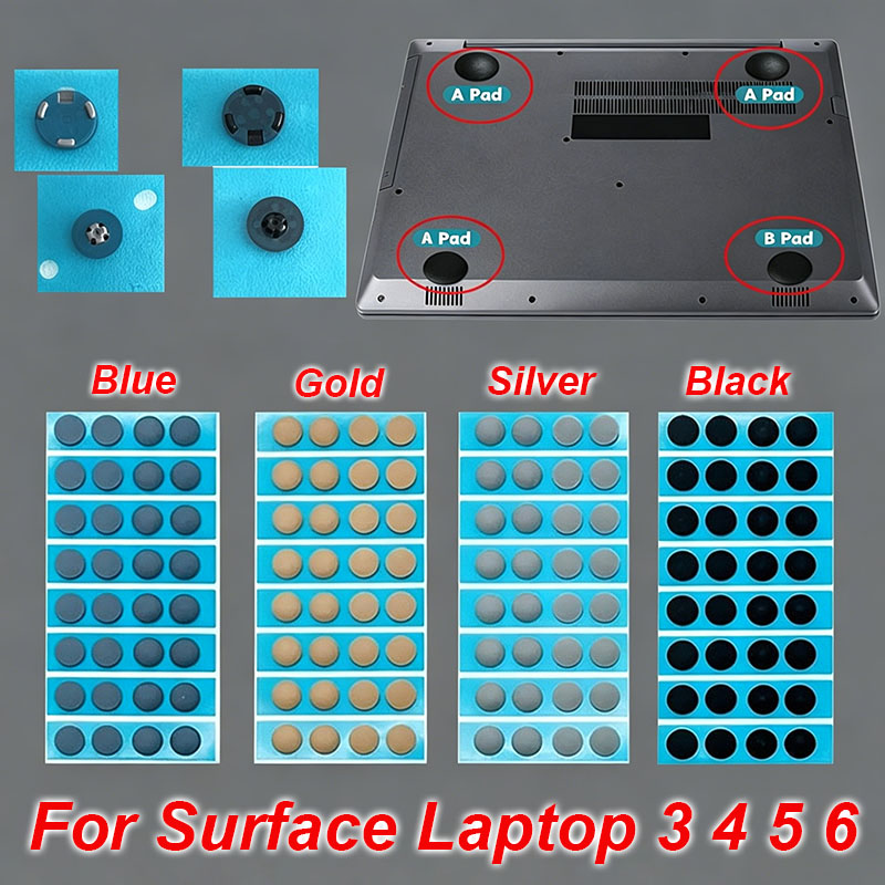 Xbox Laptop Accessories - أقدام مطاطية مضادة للانزلاق لأجهزة Surface