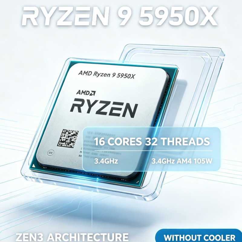 Amd Cpu Ryzen 9 - معالج AMD Ryzen 9 5950X بـ