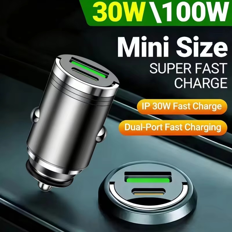 Usb C Power Adapter - شاحن سيارة USB بقوة 100 واط