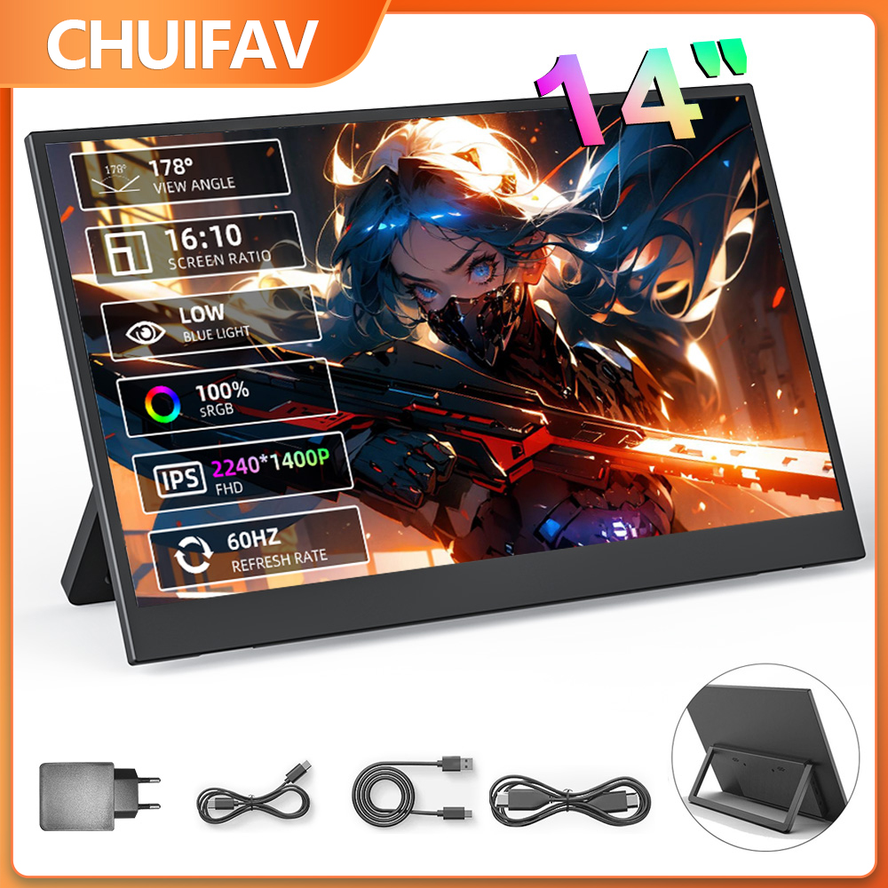 Xbox Laptop Accessories - شاشة محمولة CHUIFAV مقاس 15.6 بوصة