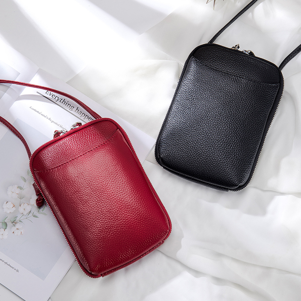 Laptop Accessories Women - جلد طبيعي حقيبة كتف واحدة المرأة