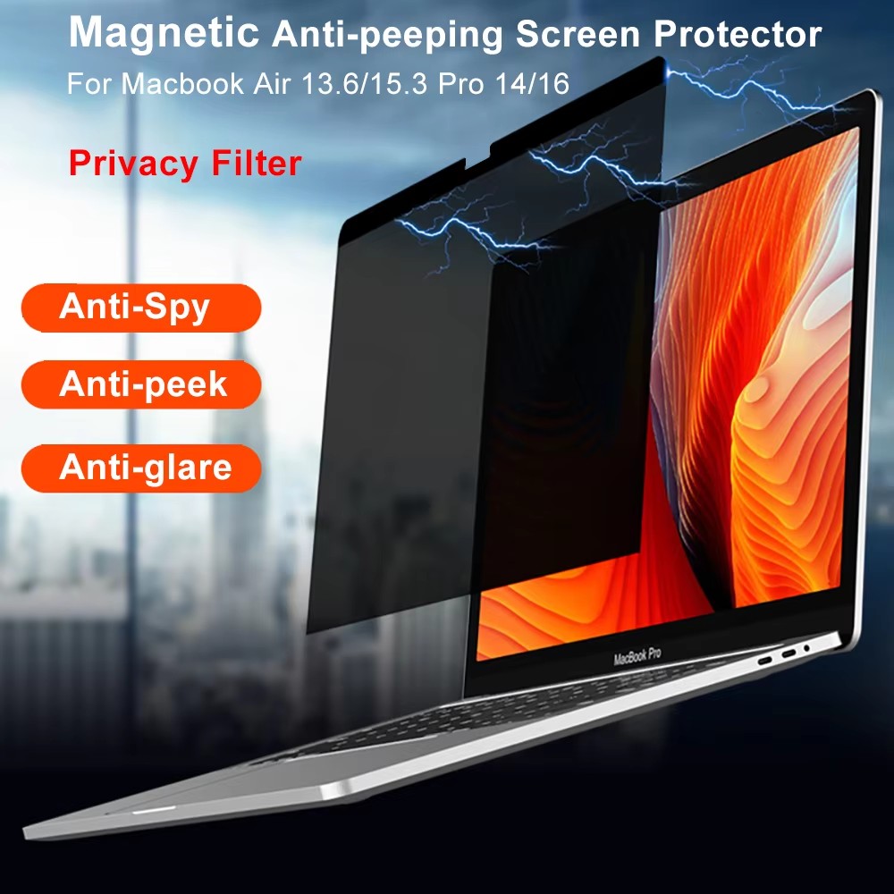Privacy Screen Filter - فيلم مغناطيسي مضاد للتجسس لأجهزة ماك،