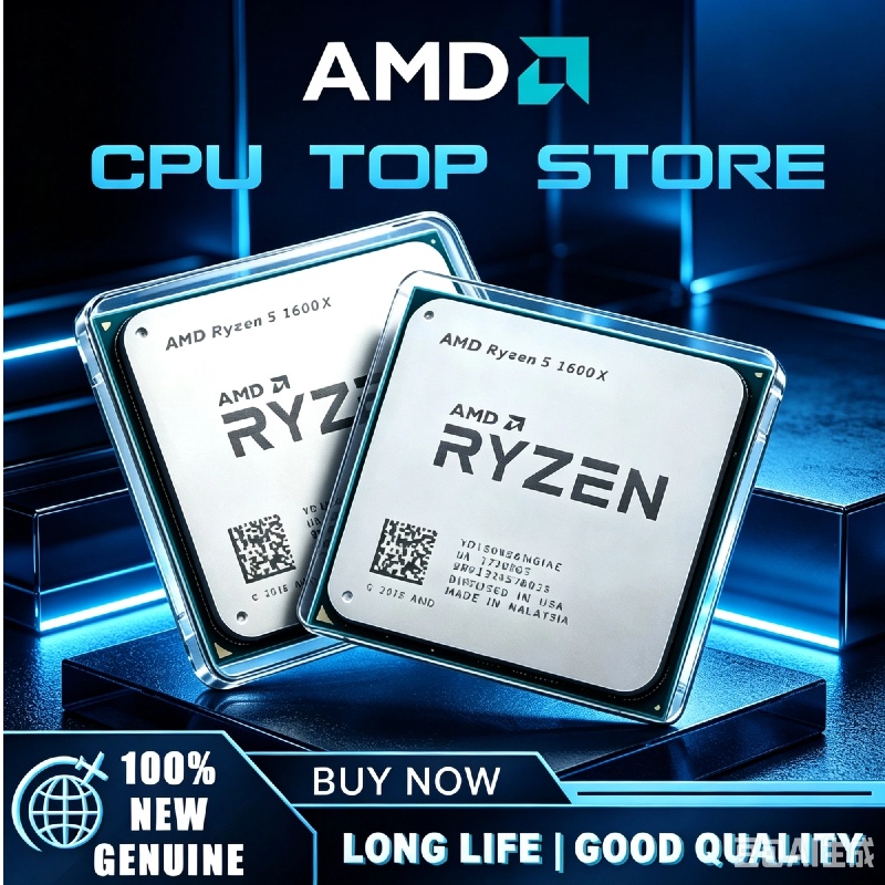 معالج AMD Ryzen 5 1600X الأصلي - مراجعة Amd Cpu Ryzen 5 وسعره