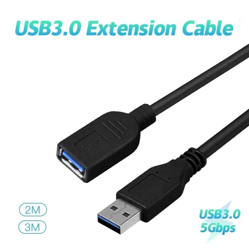 كابل تمديد USB 3.0 بطول 2م/3م، - مراجعة Laptop Accessories Women وسعره