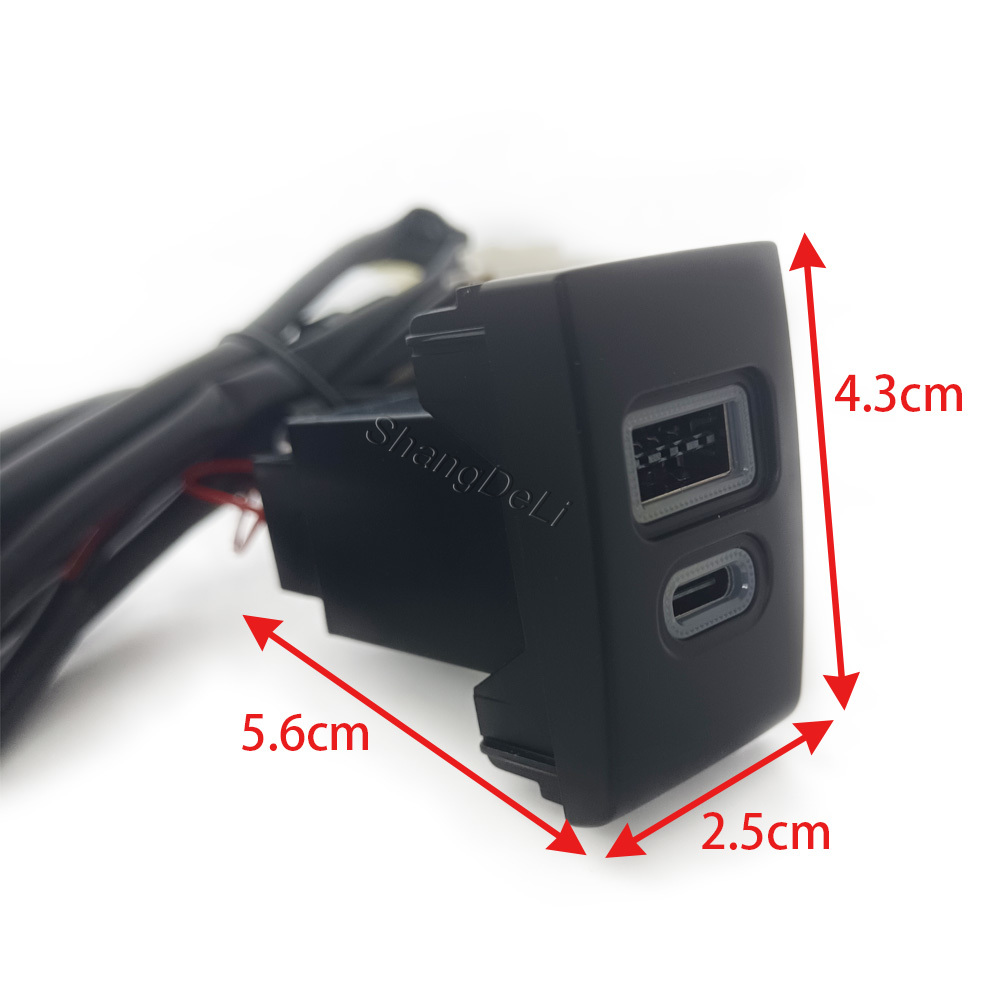 شاحن سيارة بمنفذين QC3.0 و PD  - مراجعة Usb C Power Adapter وسعره