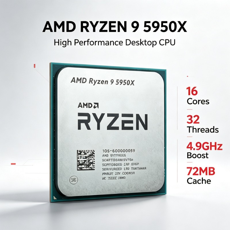 معالج AMD Ryzen 9 5950X بـ 16  - مراجعة Amd Cpu Ryzen 9 وسعره