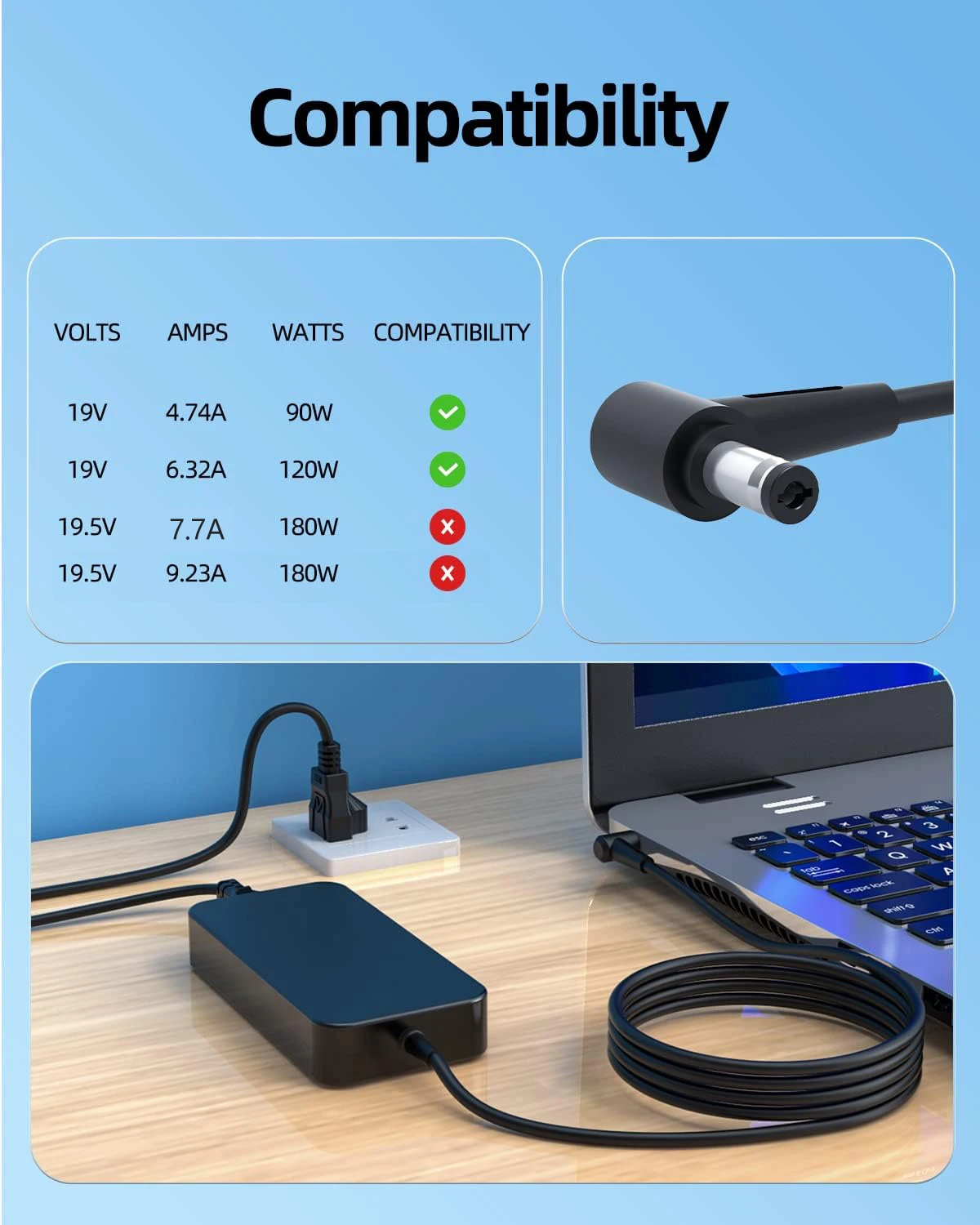 شاحن محول تيار متردد لـ ASUS ، - مراجعة Laptop Accessories Shop وسعره