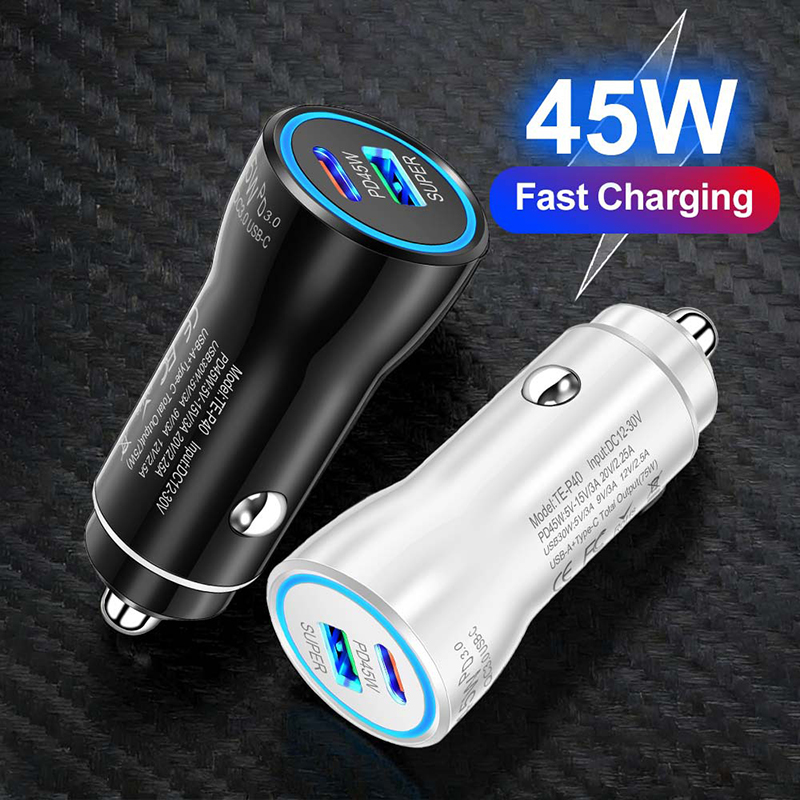 شاحن سيارة سريع الشحن بقوة 45  - مراجعة Usb C Power Adapter وسعره