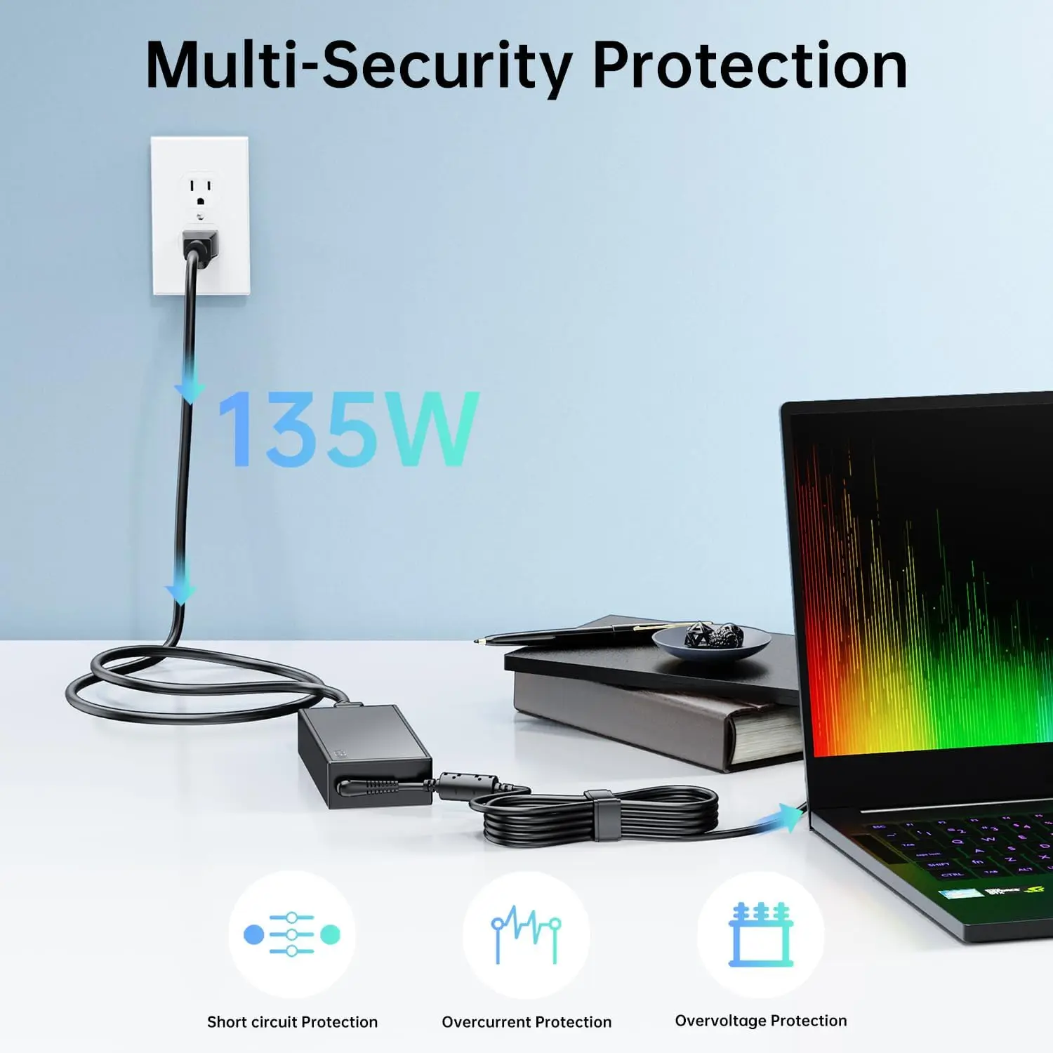 شاحن كمبيوتر محمول محول تيار م - مراجعة Laptop Accessories Shop وسعره