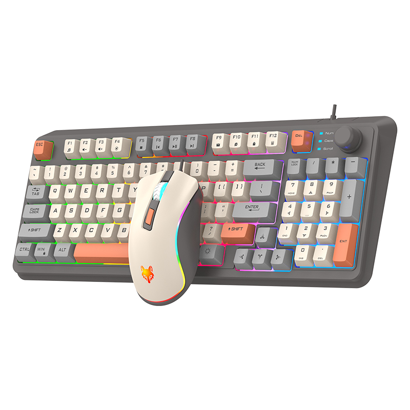 K820 USB السلكية لعبة لوحة الم - مراجعة Laptop Accessories Women وسعره