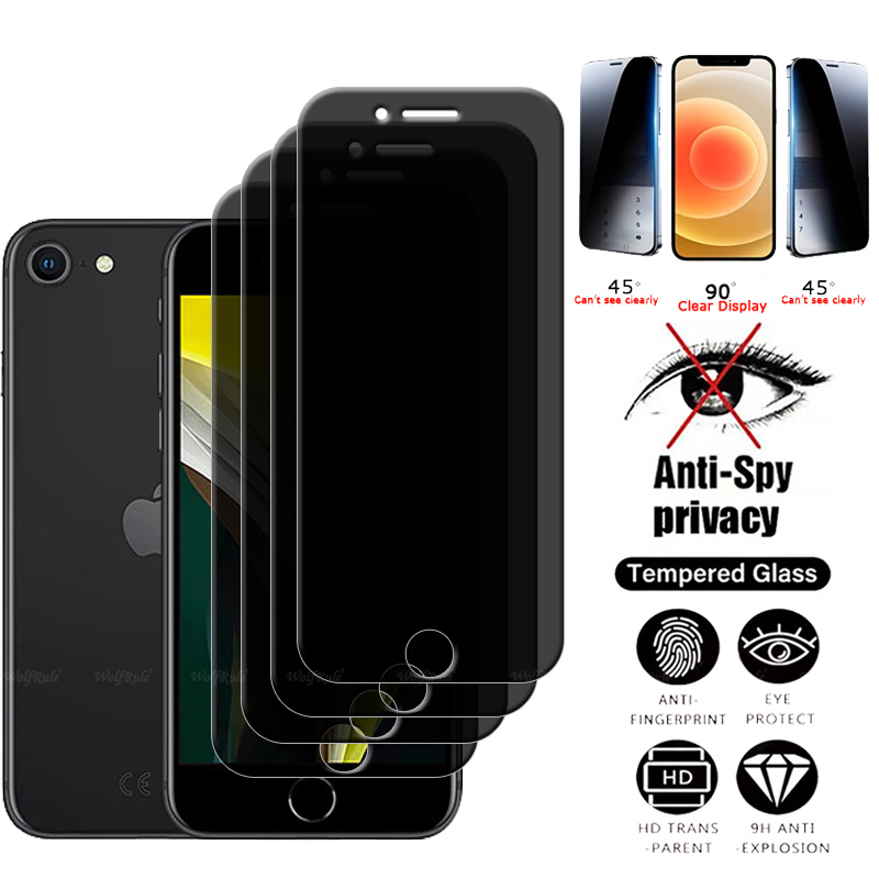 1-4 قطعة آيفون SE 2022 زجاج آي - مراجعة Privacy Screen Filter وسعره
