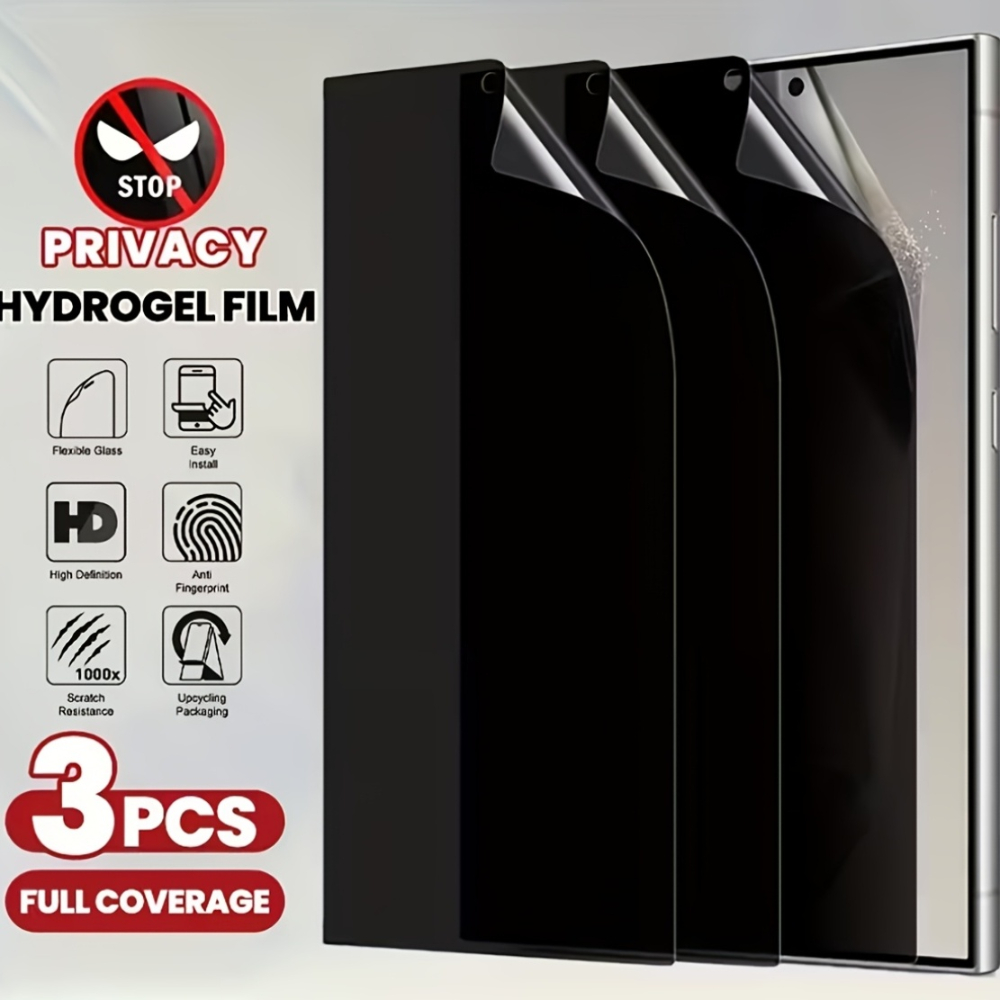 3 قطعة الخصوصية هيدروجيل فيلم  - مراجعة Privacy Screen Filter وسعره
