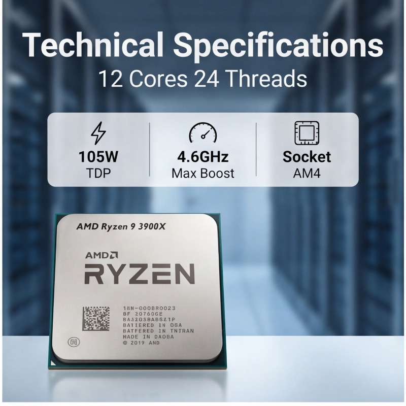 معالج Ryzen 9 3900X لسطح المكت - مراجعة Amd Cpu Ryzen 9 وسعره