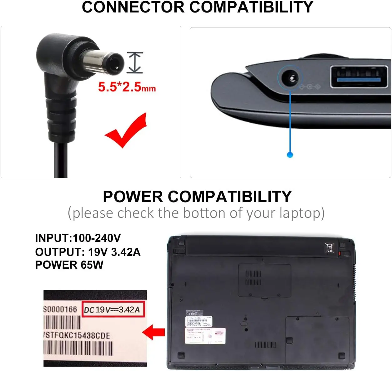 شاحن محول تيار متردد للكمبيوتر - مراجعة Laptop Accessories Shop وسعره