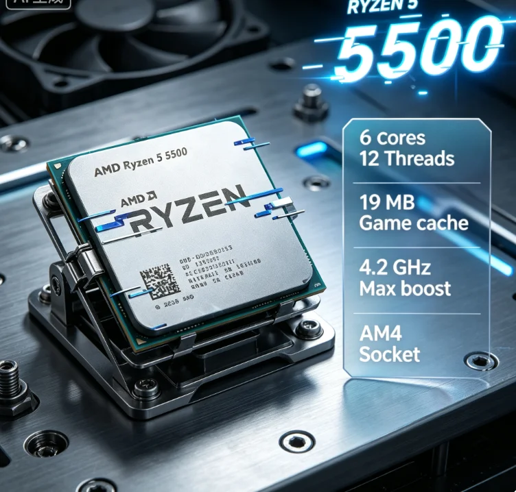 معالج AMD Ryzen 5 5500 R5 5500 - مراجعة Amd Cpu Ryzen 5 وسعره