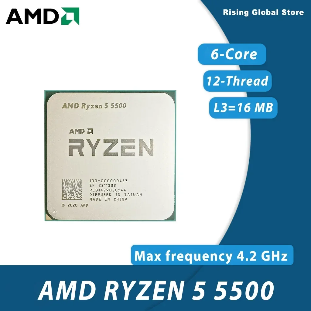 معالج AMD Ryzen 5 5500 R5 5500 - مراجعة Amd Cpu Ryzen 5 وسعره