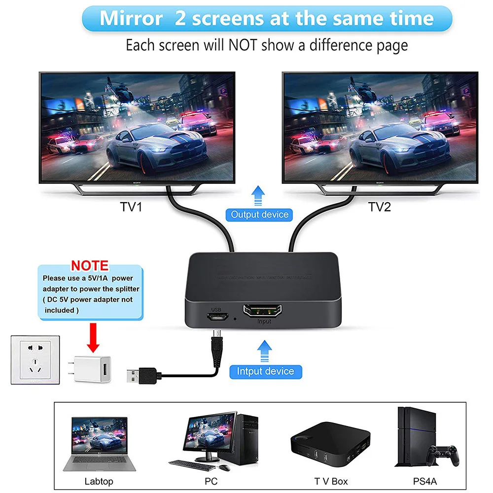 1 في 2 خارج فيديو HDMI متوافق  - مراجعة Xbox Laptop Accessories وسعره